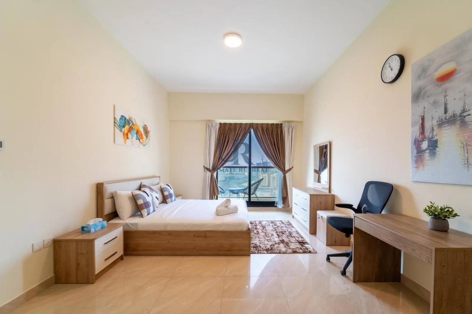 Huge 1-Bedroom Apartment In Al Jaddaf Near Metro 11 Mins From Trade Fair Dubai 0*,  United Arab Emirates